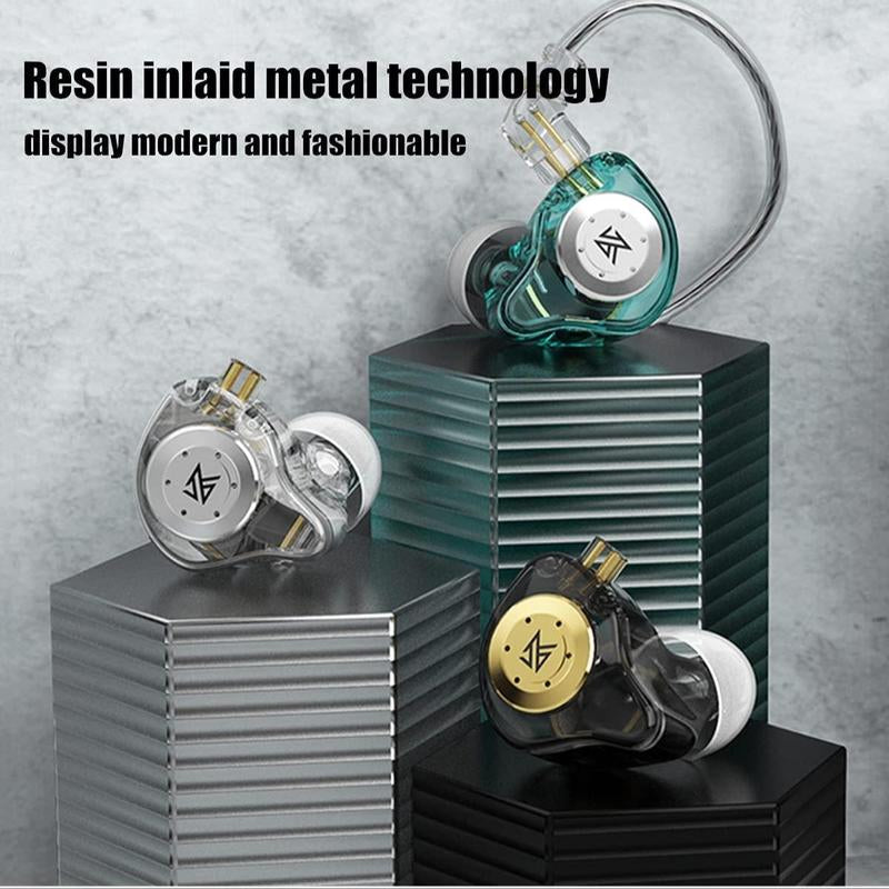 KZ EDX Pro In-Ear Monitor Earphone, Dual DD Hifi Stereo Sound Wired Earbuds, High Quality Headphones, Noise Cancelling Headphones for Sports Gaming