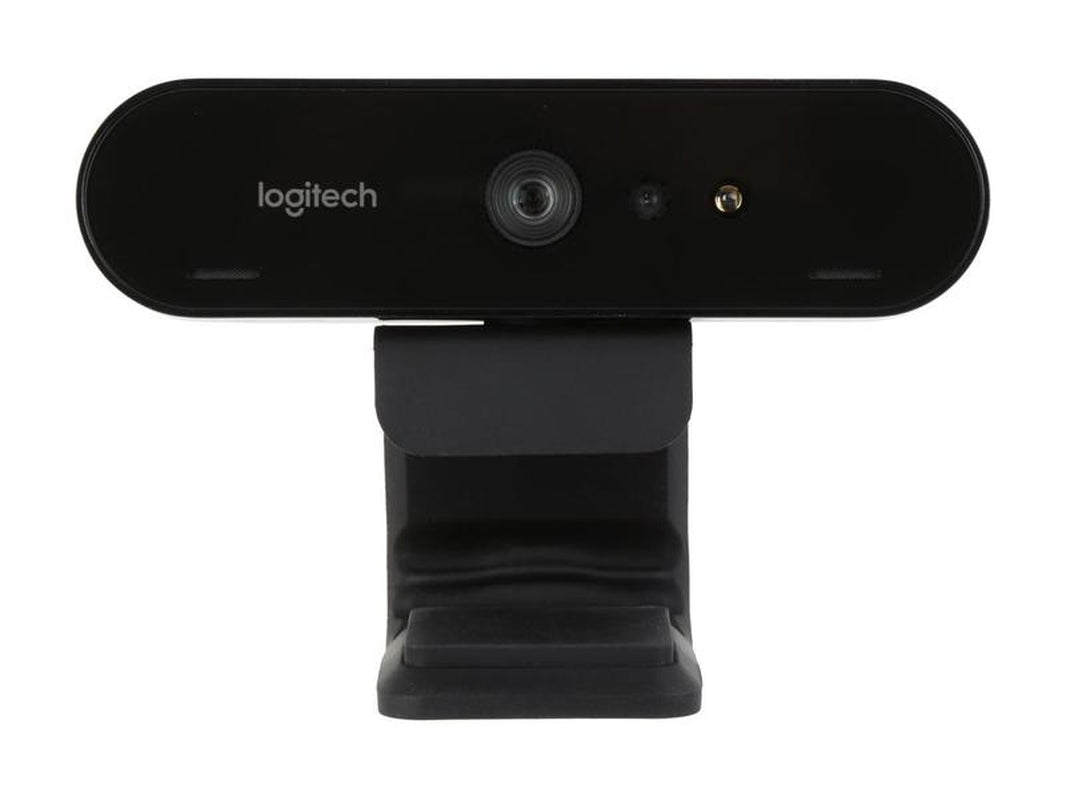 Logitech Brio 4K Webcam, Ultra 4K HD Video Calling, Noise-Canceling Mic, HD Auto Light Correction, Wide Field of View, Works with Microsoft Teams, Zoom, Google Voice, Pc/Mac/Laptop/Macbook/Tablet