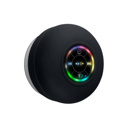 Portable Mini Bluetooth Shower Speakers, Wireless Speaker with Suction Cup, Lp67 Waterproof Speaker with LED Light, Pairs Easily to Phones, Tablets, Computer,For Parties, Bathroom, Travel, Home and Outdoors,Christmas New Year Gifts