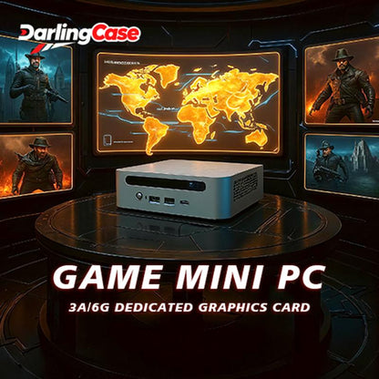 Daringcase Gaming Mini PC 6GB Dedicated Graphics/Design/Ps/Pr/Gaming Pc , 3A Games, Digital Screen Drawing, Home Theater Tiktokshopbacktoschool Portable
