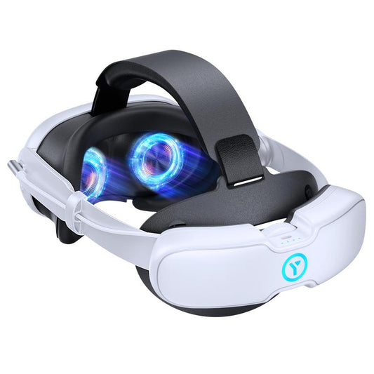 YOGES VR 10000Mah Quest 3S/Quest 3 Battery Head Strap Rechargable, Enhanced Comfort and Top-Fit Adjustment for Meta Quest 3 Accessories