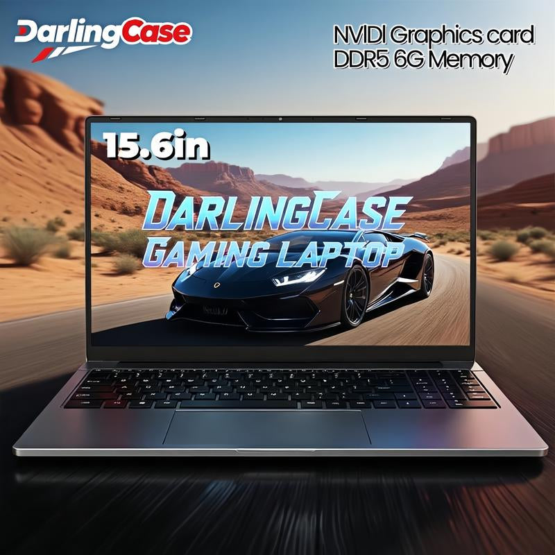 Darlingcase 6GB GPU Gaming Laptop: Gaming Laptop for School , FHD Ips,Geforce 6GB, 16GB RAM,512GB SSD, Wi-Fi 6,RGB KB,HD Webcam-3A Gaming & Student Machine，Desk Gadgets，Laptops