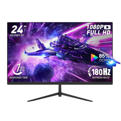 REHISK 25" Gaming Monitor, 240Hz, FHD 1080P, 1Ms, VA Panel, HDR10, 92% Srgb, Frameless Design, HDMI2.0 & DP1.2, VESA Mountable