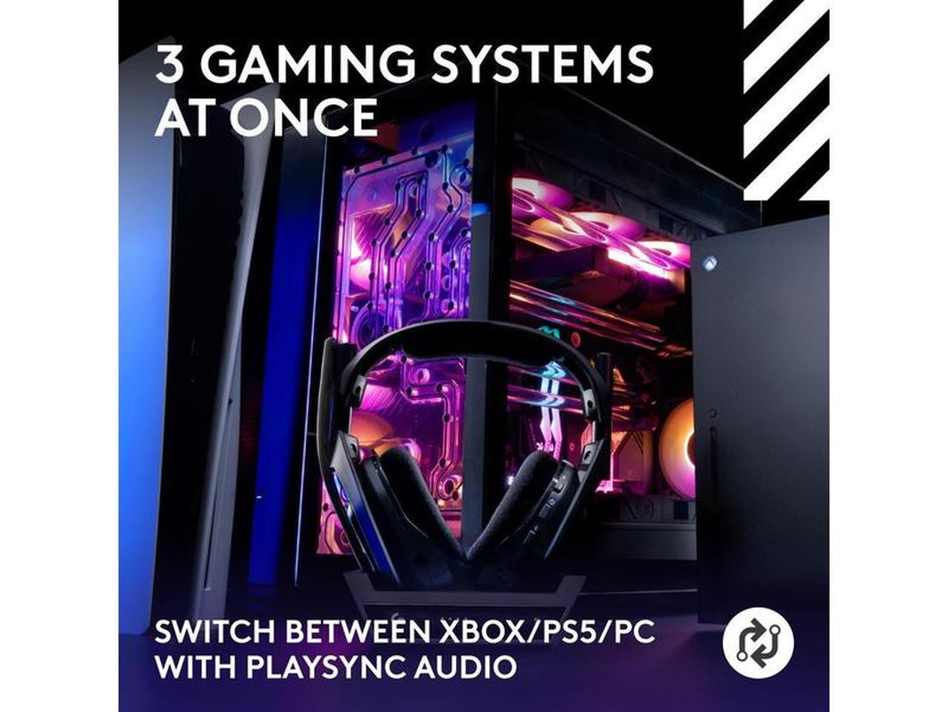 Logitech A50 Circumaural Wireless Gaming Headset W/ Mic