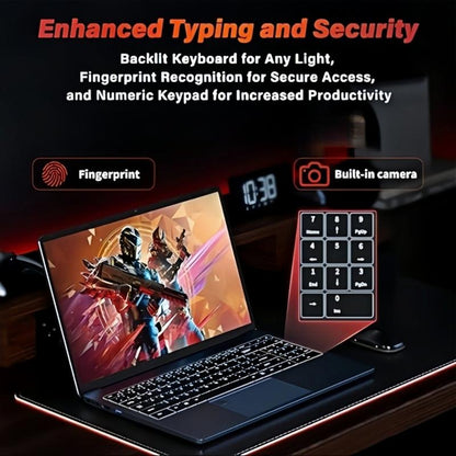 Darlingcase 6GB GPU Gaming Laptop: Gaming Laptop for School , FHD Ips,Geforce 6GB, 16GB RAM,512GB SSD, Wi-Fi 6,RGB KB,HD Webcam-3A Gaming & Student Machine，Desk Gadgets，Laptops