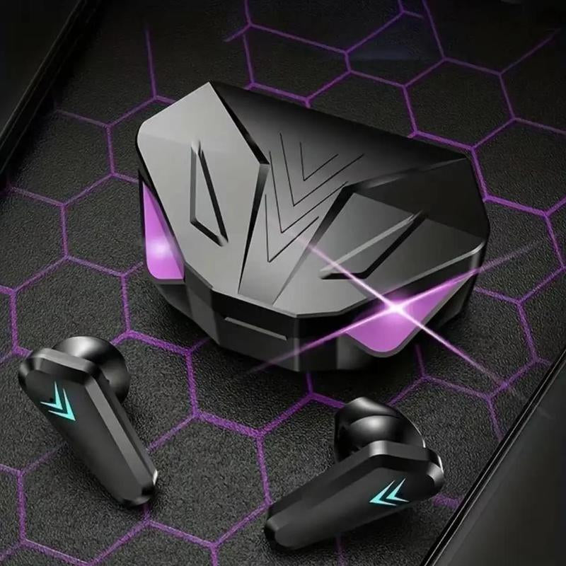 Wireless In-Ear Design Earphone, Bluetooth-Compatible Noise Cancelling Gaming Headset, Sports Headset with Power Display & Light for Sports Running Call