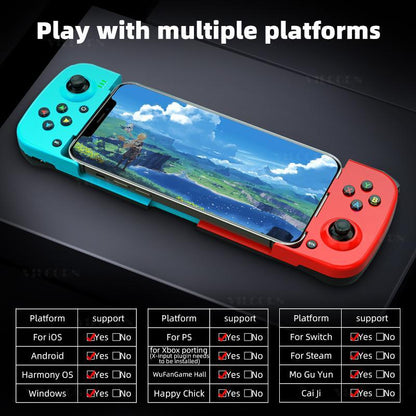BSP-D3 Gamepad, Bluetooth-Compatible Gaming Controller, Dual Joystick, Stretchable Joystick for Ios/Android/Pc/Ps4, Portable Console Accessories