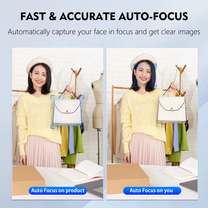 Mini Camera Webcam 2K for Laptop Computer Web Camera USB, Compatible Windows Hello Facial Recognition with Privacy Cover