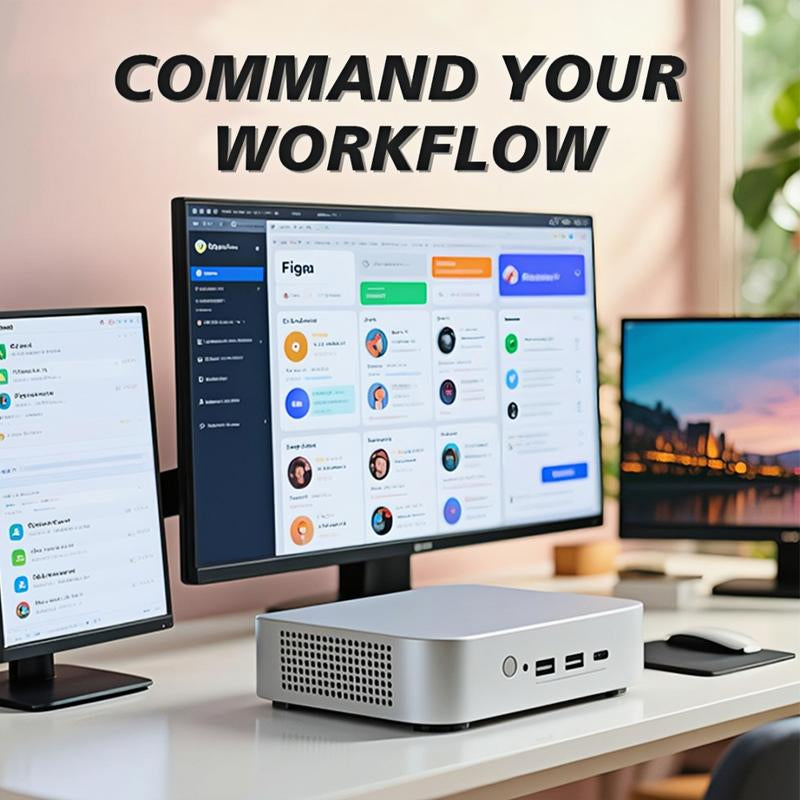 Daringcase Gaming Mini PC 6GB Dedicated Graphics/Design/Ps/Pr/Gaming Pc , 3A Games, Digital Screen Drawing, Home Theater Tiktokshopbacktoschool Portable