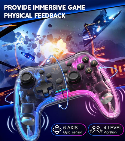 Wireless Switch Pro Controllers with RGB Light