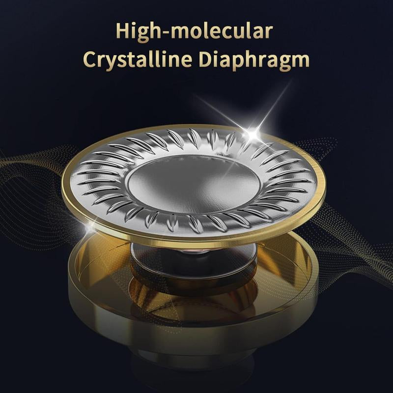 Wired Gaming Earbuds with MIC, in Ear Monitor Headphones, Deep Bass Sound, 1DD 10Mm Dynamic Driver, IEM for Music Video Calling(Clear)