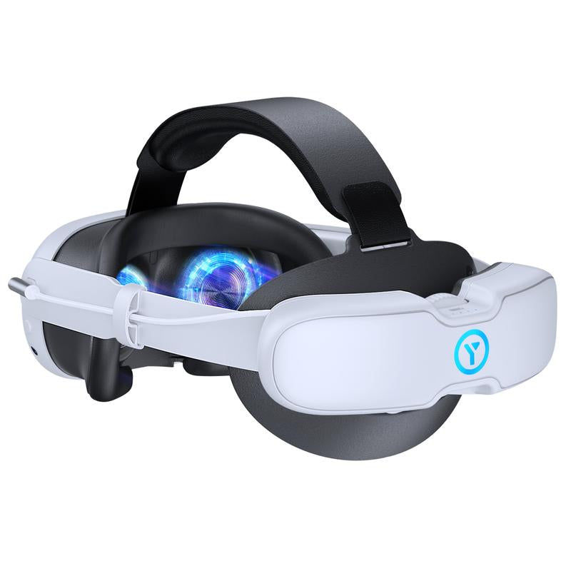 YOGES VR 10000Mah Quest 3S/Quest 3 Battery Head Strap Rechargable, Enhanced Comfort and Top-Fit Adjustment for Meta Quest 3 Accessories