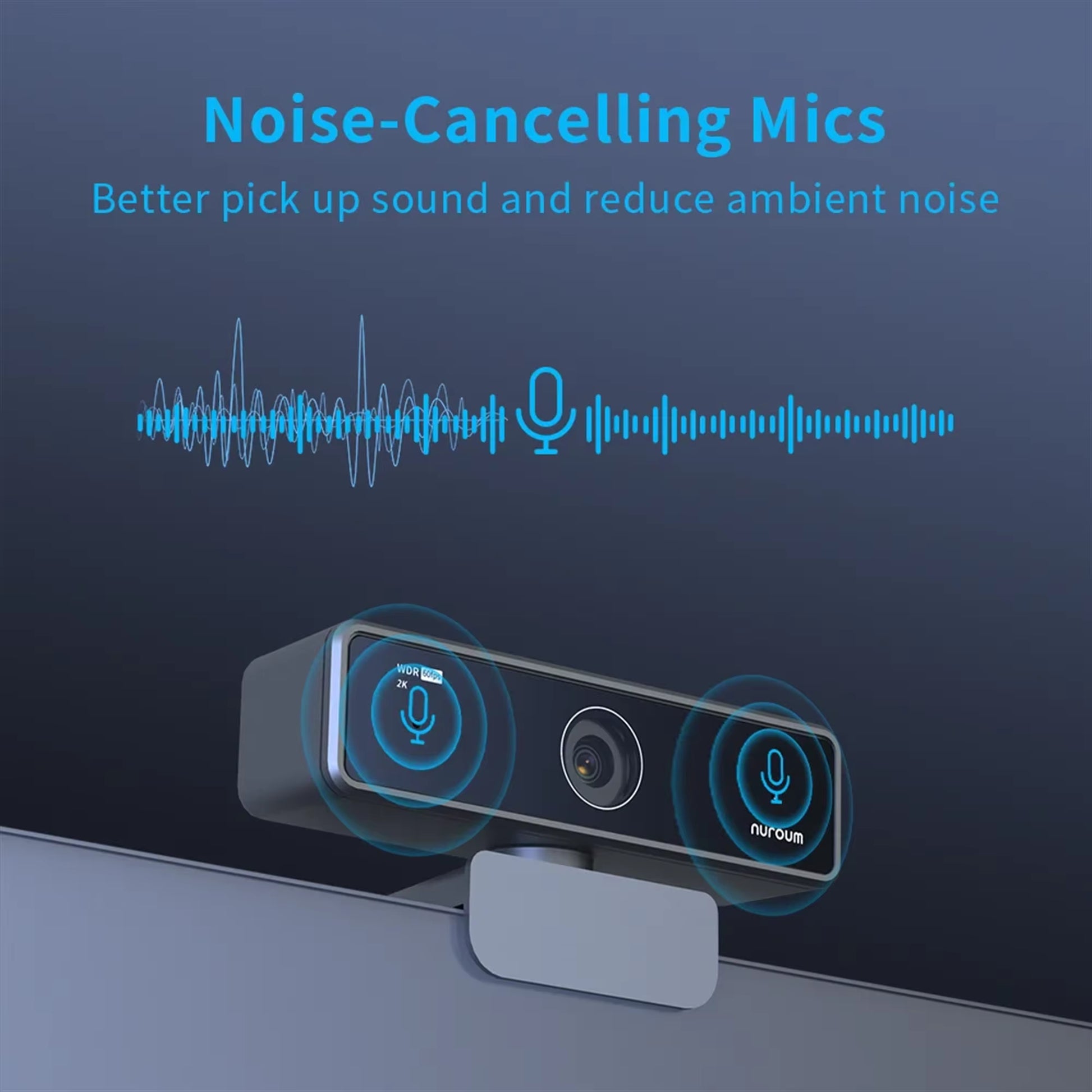 V11 2K Webcam with Dual Microphone 1080P 60Fps 1440P 30Fps FHD Computer Mini Web Camera USB for PC Laptop