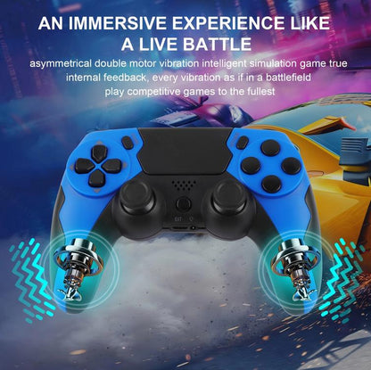 GAMINJA Wireless Controller Father'S Day Gift,Btwireless Controller for PS4/PS4 Slim/Ps4 Pro/Pcm Multi-Function Gaming Controller with Touchpad and Triangle Light,Men'S Gifts,Gaming Accessories