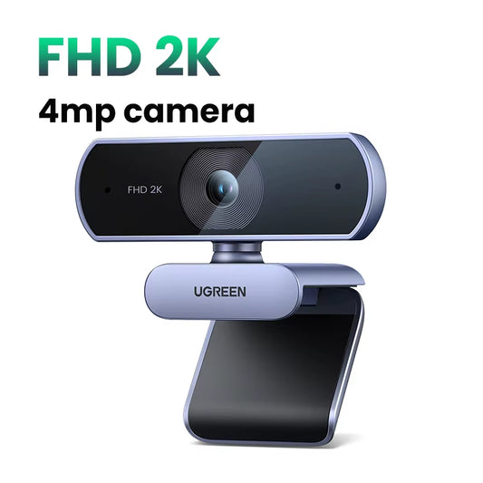 USB Webcam 2K HD Mini Webcam for Laptop Computer Web Camera Dual Microphones for Youtube Zoom Video Calling 30Fps Web Cam