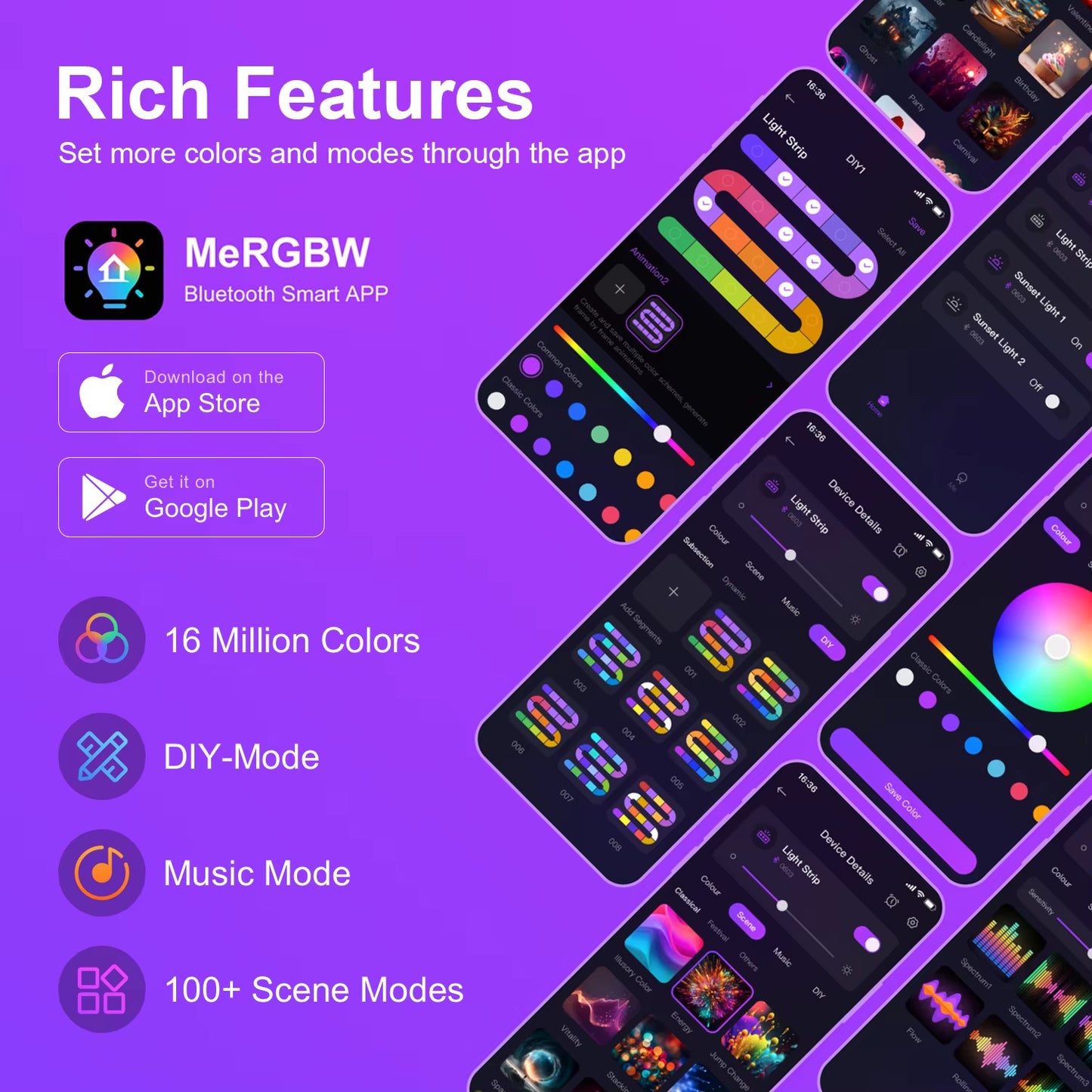 Mergbw Neon LED Strip Lights 5V 3/2/1M Silicone Neon Rope Light Music Sync DIY APP Dreamcolor Chasing Strip Tape Room Wall Decor