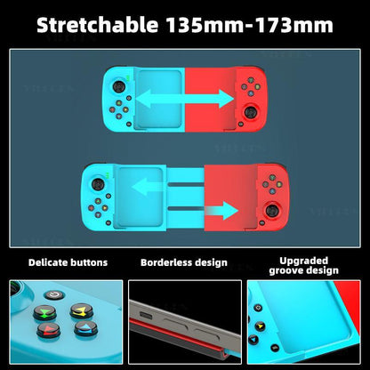 BSP-D3 Gamepad, Bluetooth-Compatible Gaming Controller, Dual Joystick, Stretchable Joystick for Ios/Android/Pc/Ps4, Portable Console Accessories