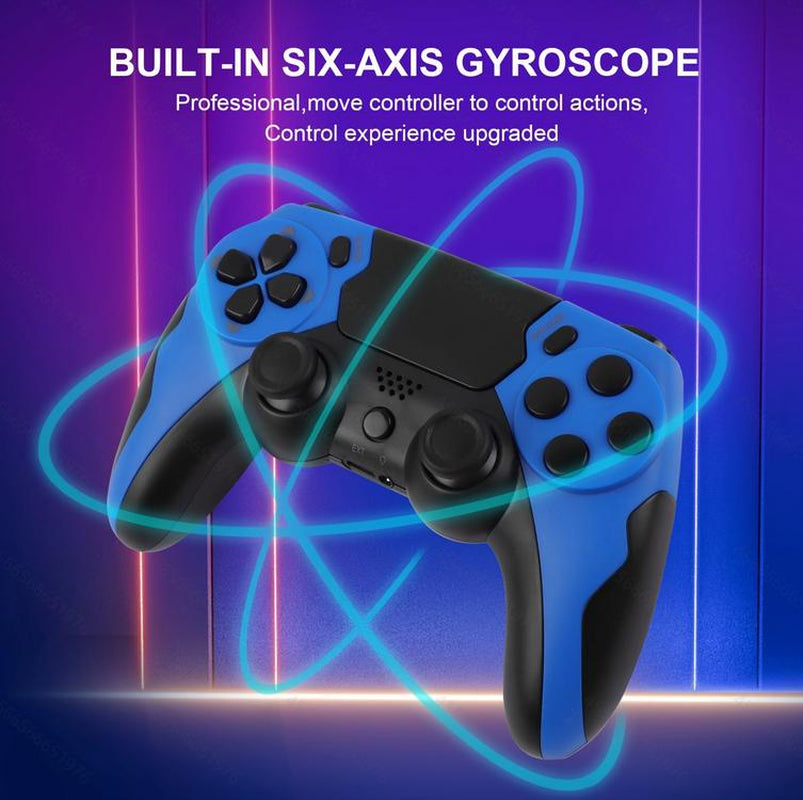 GAMINJA Wireless Controller Father'S Day Gift,Btwireless Controller for PS4/PS4 Slim/Ps4 Pro/Pcm Multi-Function Gaming Controller with Touchpad and Triangle Light,Men'S Gifts,Gaming Accessories