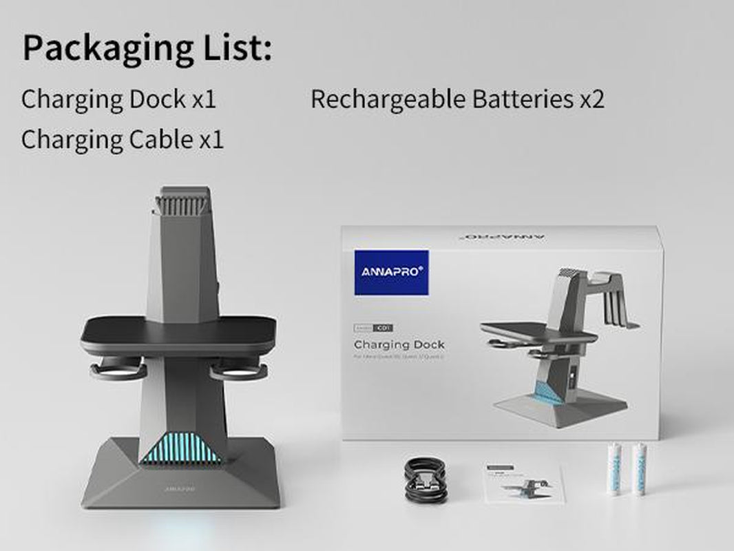 CD1 Charging Dock for Meta Quest 3S/3 Vr Accessories
