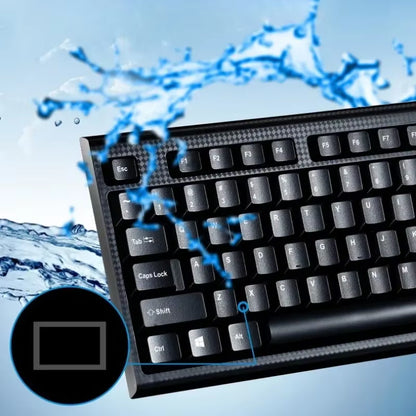 104 Keys Wired Computer Keyboard Full-Size Mechanical Gaming Keyboard for Desktop Laptop Tablet Compatible with Windows, Macos