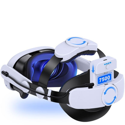 ESYWEN Head Strap for Oculus Quest 2 & 3 &3S Accessories,With 7500Mah Rechargeable Battery, VR Accessories Adjustable Elite Strap for Oculus Quest 2 & 3 VR Headset