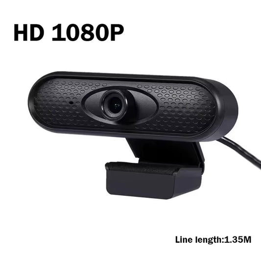 USB Webcam 1080P HD Mini Webcam for Laptop Computer Web Camera Built-In Microphones for Living/ Video Call/ Conference