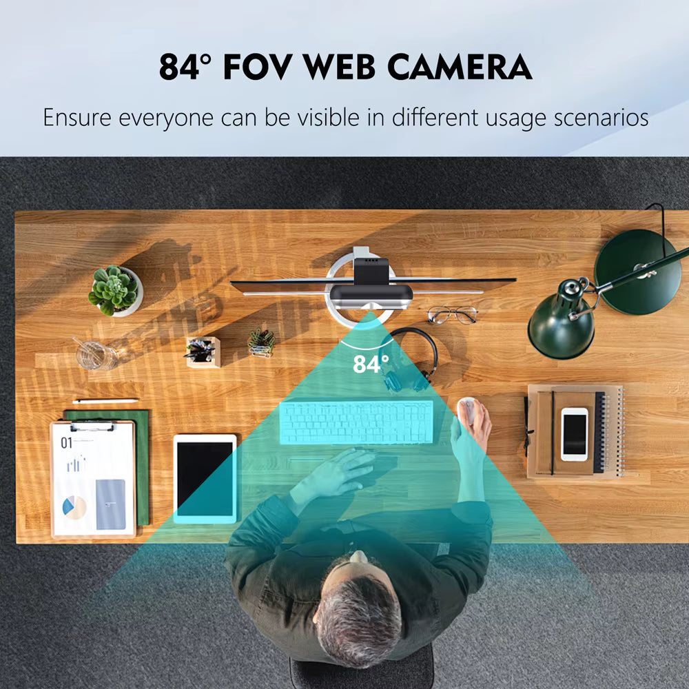 Mini Camera Webcam 2K for Laptop Computer Web Camera USB, Compatible Windows Hello Facial Recognition with Privacy Cover