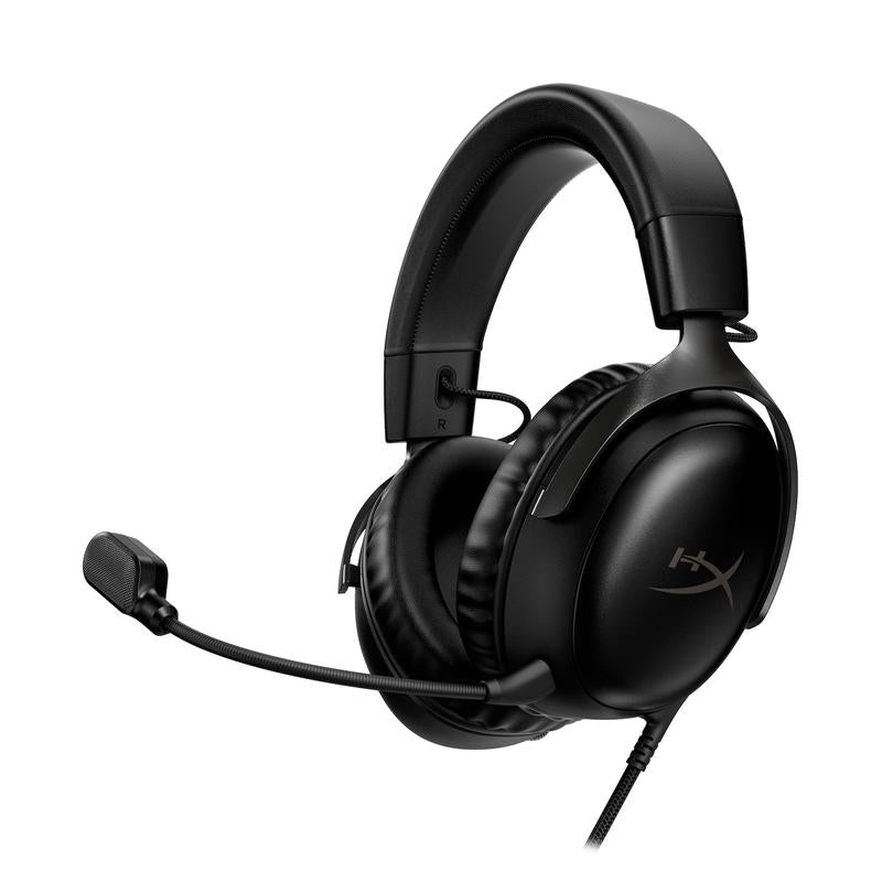 Hyperx Cloud III – Wired Gaming Headset, PC, PS5, Xbox Series X|S, Angled 53Mm Drivers, DTS Spatial Audio, Memory Foam, Durable Frame, Ultra-Clear 10Mm Mic, USB-C, USB-A, 3.5Mm
