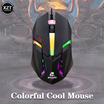 USB Wired Mini Gaming Mouse 1000 DPI Optical 3 Button RGB USB Wired Mouse Mice for PC Desktop Laptop Computer Gamer