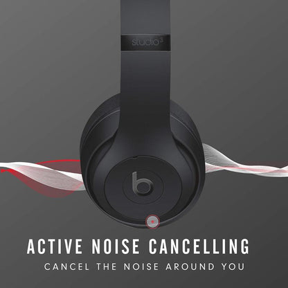 Beats Studio3 Wireless Noise Cancelling Over-Ear Headphones with Apple W1 Chip Class 1 Bluetooth 22 Hours Listening Matte Black Audio Electronic