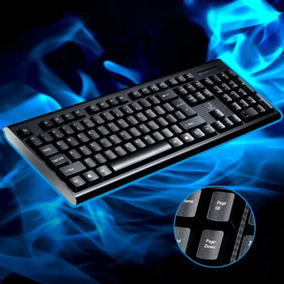 104 Keys Wired Computer Keyboard Full-Size Mechanical Gaming Keyboard for Desktop Laptop Tablet Compatible with Windows, Macos