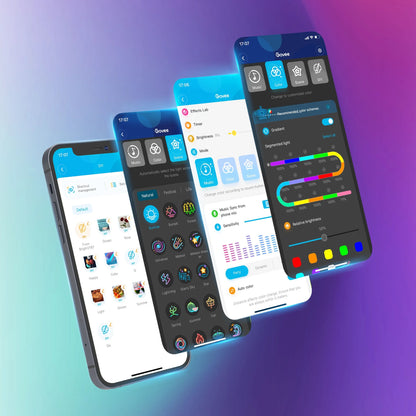 RGBIC Neon Rope LED Light,6 Million DIY Color Options, 64 Preset Scene Modes, and 11 Music Modes,Corded Electric,6.5Ft