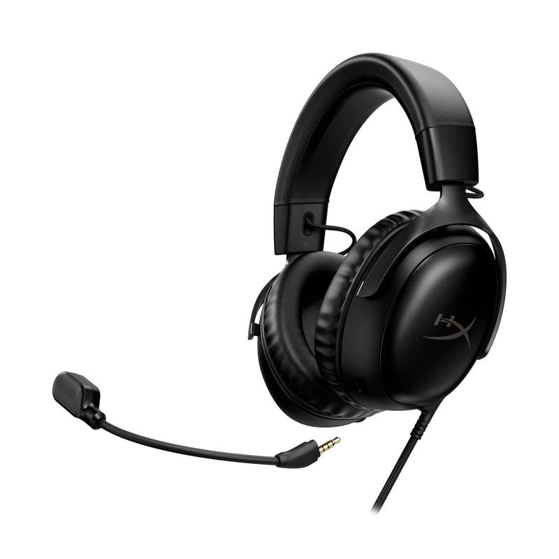 Hyperx Cloud III – Wired Gaming Headset, PC, PS5, Xbox Series X|S, Angled 53Mm Drivers, DTS Spatial Audio, Memory Foam, Durable Frame, Ultra-Clear 10Mm Mic, USB-C, USB-A, 3.5Mm