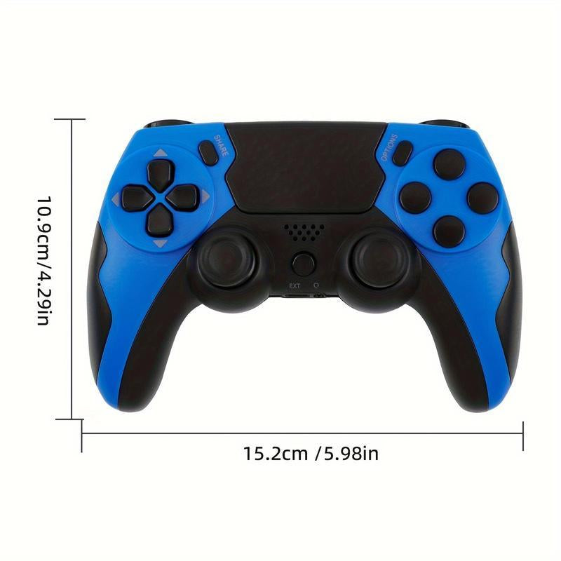 GAMINJA Wireless Controller Father'S Day Gift,Btwireless Controller for PS4/PS4 Slim/Ps4 Pro/Pcm Multi-Function Gaming Controller with Touchpad and Triangle Light,Men'S Gifts,Gaming Accessories