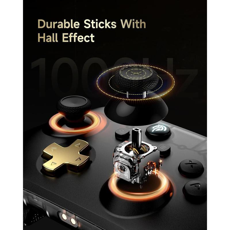 Wireless Bluetooth Pro Controller – Easysmx D05 for PC, Steam, Switch & Android | Charging Dock, Hall Sensor, RGB Lighting Game Console Accessories Gaming Accessory Mobile Gaming Gear anti Stick Drift Controller Smartphone Budget Controller