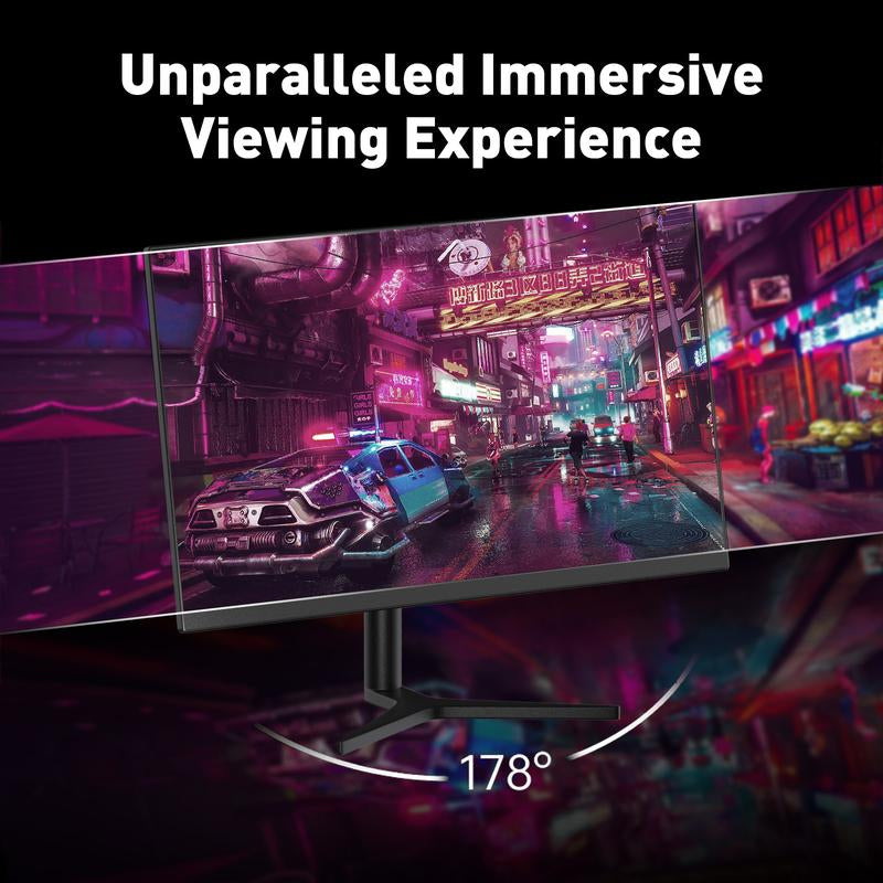 REHISK 25" Gaming Monitor, 240Hz, FHD 1080P, 1Ms, VA Panel, HDR10, 92% Srgb, Frameless Design, HDMI2.0 & DP1.2, VESA Mountable