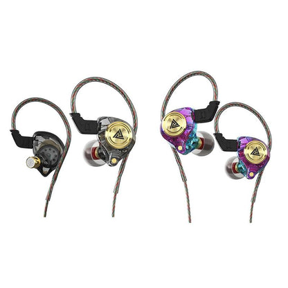 Wired Gaming Earbuds with MIC, in Ear Monitor Headphones, Deep Bass Sound, 1DD 10Mm Dynamic Driver, IEM for Music Video Calling(Clear)