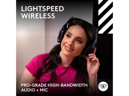 Logitech A50 Circumaural Wireless Gaming Headset W/ Mic