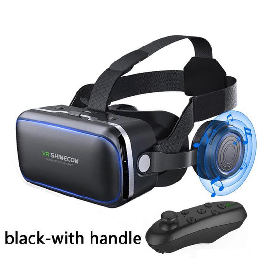 Multifunctional Virtual Reality Glasses, Portable Head-Mounted Humanization Design 3D VR Glasses, VR Set for Gaming, Electronic Gadgets, VR Headset