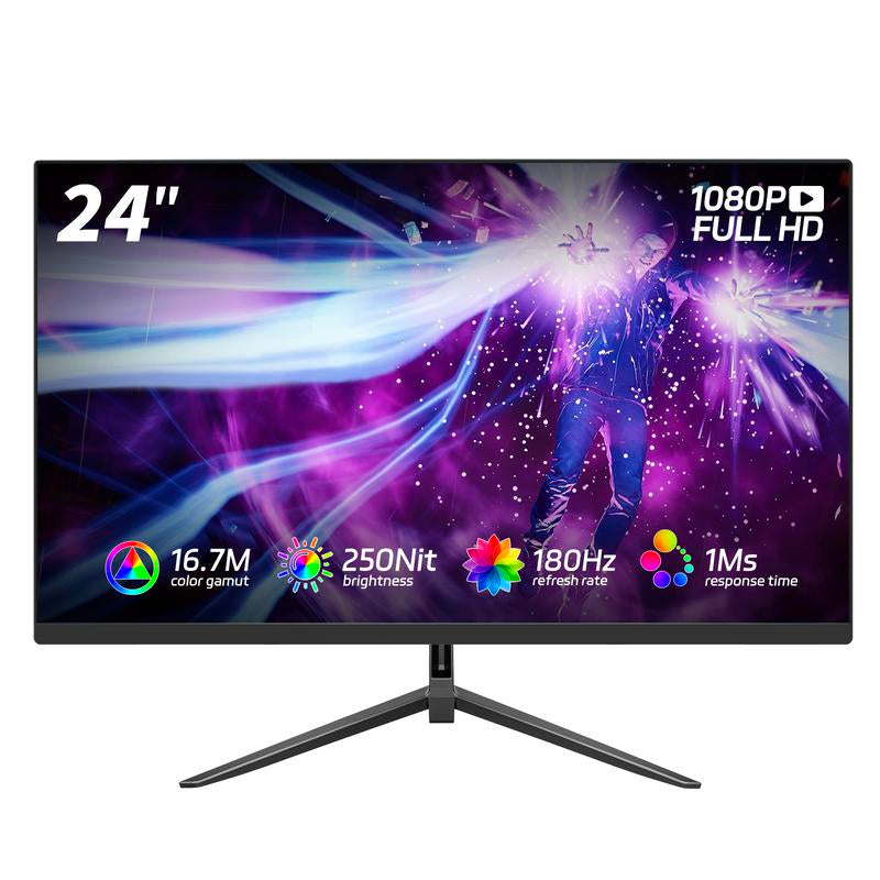 27'' 2K QHD Gaming Monitor - 2560P, 165Hz Refresh, 1Ms Response, Adaptivesync, Dual HDMI & DP, Ultra-Thin Narrow Bezel, Tilt Adjustable Design
