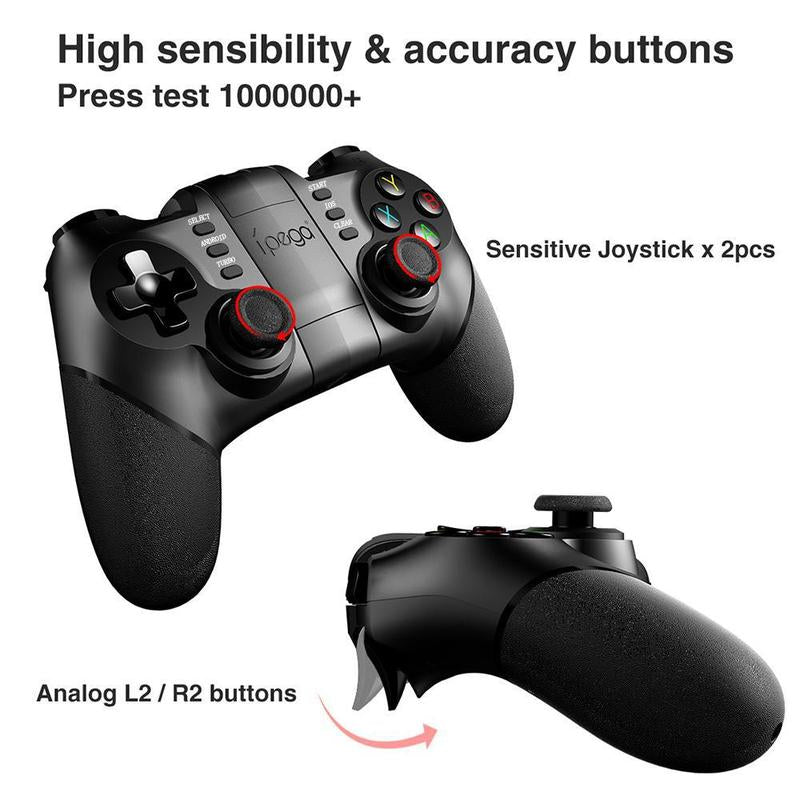 Wireless Gamepad, 2.4G Wireless Game Controller with Receiver, Gamepad for Iphone Android PC Playstation 4 3 PS4 PS3 Nintendo Switch, Gaming Console Accessories