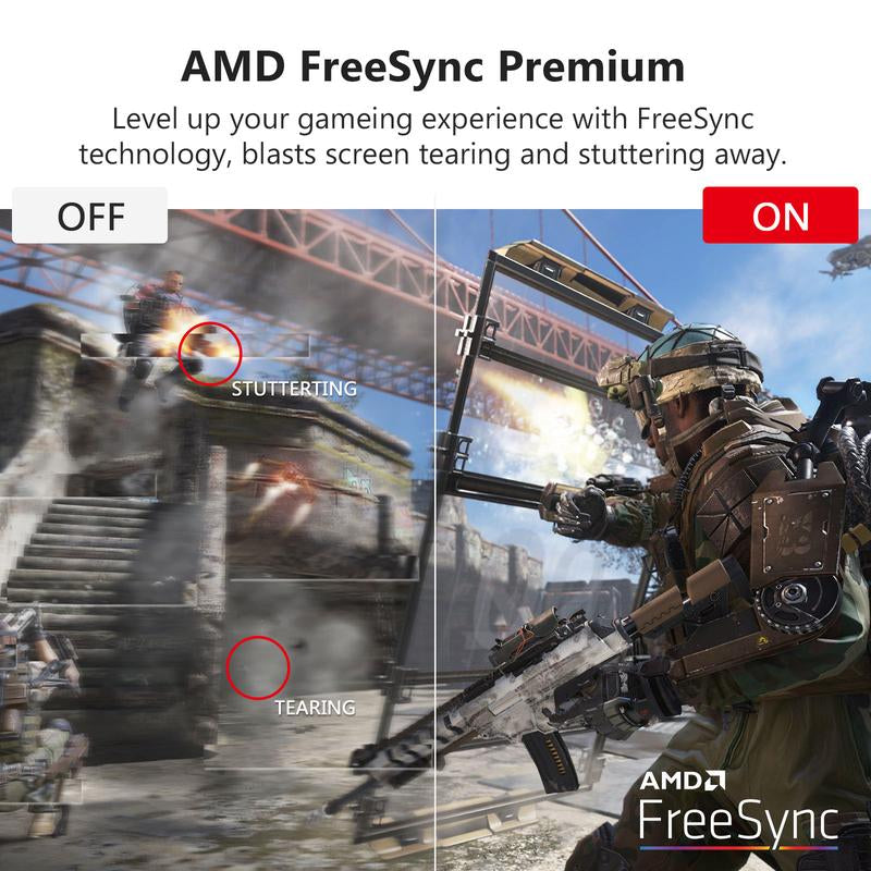 Z-EDGE 24.5" 240Hz Gaming Monitor FHD 1080P 1Ms Response Frameless Freesync HDMI 2.0 & Displayport 1.4 for Smooth Gaming Experience