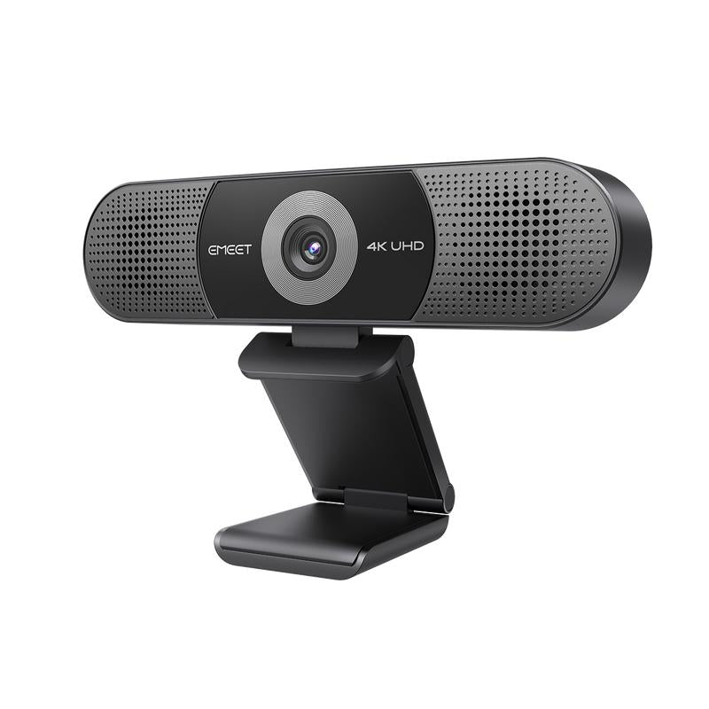 EMEET 4K Webcam with 4 Mics & 2 Speakers, C980 Pro Webcam, Gaming for Switch 2 Camera, Fixed Focus, Adjustable 60°-98° Angle, Magnetic Privacy Cover, Stable Visuals, Cameras for Gaming, Streaming, Fathersdaygift, Dealsforyoudays