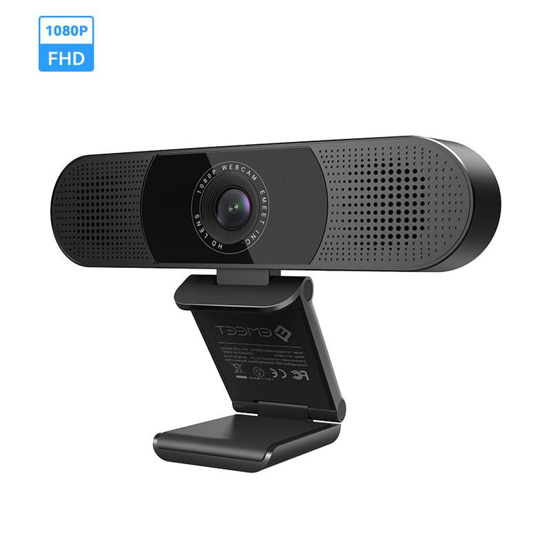 EMEET 4K Webcam with 4 Mics & 2 Speakers, C980 Pro Webcam, Gaming for Switch 2 Camera, Fixed Focus, Adjustable 60°-98° Angle, Magnetic Privacy Cover, Stable Visuals, Cameras for Gaming, Streaming, Fathersdaygift, Dealsforyoudays